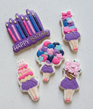 Cake Girl Cookie Cutter | Stamp | Stencil #1