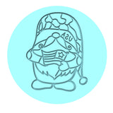 Camo USA Gnome Cookie Cutter | Stamp | Stencil #1 Animals & Dinosaurs Cookie Cutter Lady MINI - 2 Inches (5cm) Debosser ONLY