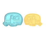 Camper Cookie Cutter | Stamp | Stencil #2 Boys/ Army / Outdoorsman Cookie Cutter Lady