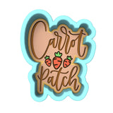 Carrot Patch Cookie Cutter | Stamp | Stencil Animals & Dinosaurs Cookie Cutter Lady