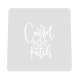 Carrot Patch Cookie Cutter | Stamp | Stencil Animals & Dinosaurs Cookie Cutter Lady MINI - 2 Inches (5cm) Stencil ONLY