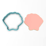 CBD Clam Shell Cookie Cutter Outline #1 Beach / Summer Cookie Cutter Lady