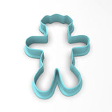 CBD Gingerbread Man Cookie Cutter Outline #1 Xmas / Winter / NYE Cookie Cutter Lady