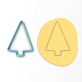 CBD Pine Tree Cookie Cutter Outline #1 Xmas / Winter / NYE Cookie Cutter Lady