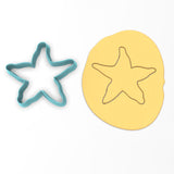 CBD Starfish Cookie Cutter Outline #1 Beach / Summer Cookie Cutter Lady