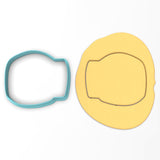CBD Toilet Paper Roll Cookie Cutter Outline #1 Xmas / Winter / NYE Cookie Cutter Lady 5 Inch Jumbo Cookie