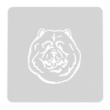 Chow Chow Cookie Cutter | Stamp | Stencil #1 Animals & Dinosaurs Cookie Cutter Lady MINI - 2 Inches (5cm) Stencil ONLY