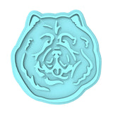 Chow Chow Cookie Cutter | Stamp | Stencil #1 Animals & Dinosaurs Cookie Cutter Lady MINI - 2 Inches (5cm) Stamp ONLY