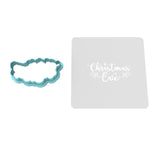 Christmas Eve Cookie Cutter | Stamp | Stencil #1 Xmas / Winter / NYE Cookie Cutter Lady MINI - 2 Inches (5cm) **BUNDLE** Cutter + Stencil
