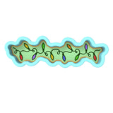 Christmas Lights Wide Cookie Cutter | Stamp | Stencil #3