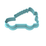 Christmas Tree Sedan Cookie Cutter | Stamp | Stencil #1