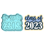 Class of 2023 Cookie Cutter | Stamp | Stencil #A Wedding / Baby / V Day Cookie Cutter Lady MINI - 2 Inches (5cm) **BUNDLE** Cutter + Stamp