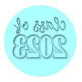 Class of 2023 Cookie Cutter | Stamp | Stencil #A Wedding / Baby / V Day Cookie Cutter Lady MINI - 2 Inches (5cm) Debosser ONLY