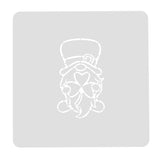 Clover Gnome Cookie Cutter | Stamp | Stencil #2 Cookie Cutter Lady MINI - 2 Inches (5cm) Stencil ONLY