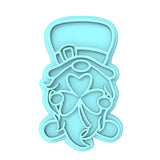 Clover Gnome Cookie Cutter | Stamp | Stencil #2 Cookie Cutter Lady MINI - 2 Inches (5cm) Stamp ONLY