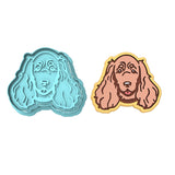 Cocker Spaniel Cookie Cutter | Stamp | Stencil #1 Animals & Dinosaurs Cookie Cutter Lady MINI - 2 Inches (5cm) **BUNDLE** Cutter + Stamp