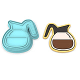 Coffee Pot Cookie Cutter | Stamp | Stencil #1