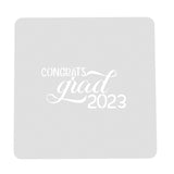 Congrats Grad Class of 2023 Cookie Cutter | Stamp | Stencil Wedding / Baby / V Day Cookie Cutter Lady MINI - 2 Inches (5cm) Stencil ONLY