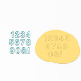 Coolvetica Cookie Cutter Letter Set Letters/ Numbers/ Shapes Cookie Cutter Lady