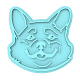 Corgi Cookie Cutter | Stamp | Stencil #1 Animals & Dinosaurs Cookie Cutter Lady MINI - 2 Inches (5cm) Stamp ONLY