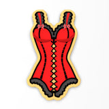 Corset Cookie Cutter | Stamp | Stencil #1