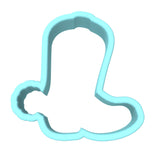 Cowboy Boot Cookie Cutter | Stamp | Stencil #1 Animals & Dinosaurs Cookie Cutter Lady MINI - 2 Inches (5cm) Cookie Cutter ONLY (Outline)