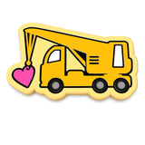 Crane Love Cookie Cutter | Stamp | Stencil #1 Comic Book / Vehicles Cookie Cutter Lady