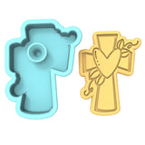 Cross Heart Cookie Cutter | Stamp | Stencil #1 Animals & Dinosaurs Cookie Cutter Lady