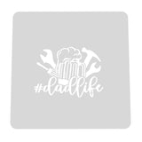 Dad Life Cookie Cutter | Stamp | Stencil #1 Cookie Cutter Lady MINI - 2 Inches (5cm) Stencil ONLY
