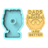 Dads with Beards are Better Cookie Cutter | Stamp | Stencil #1 Cookie Cutter Lady