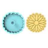 Daisy Flower Cookie Cutter | Stamp | Stencil #2 Animals & Dinosaurs Cookie Cutter Lady