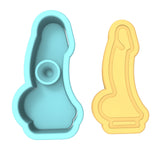 Dildo Cookie Cutter | Stamp | Stencil #1 Bachelorette & Bachelor Cookie Cutter Lady