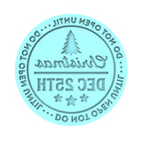 Do Not Open Until Christmas Cookie Cutter | Stamp | Stencil #1 Xmas / Winter / NYE Cookie Cutter Lady MINI - 2 Inches (5cm) Debosser ONLY