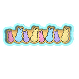 Easter Bunny Cake Border Cookie Cutter | Stamp | Stencil