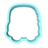 Easter Bunny Truck Blank Plate Cookie Cutter | Stamp | Stencil #1 Animals & Dinosaurs Cookie Cutter Lady MINI - 2 Inches (5cm) Cookie Cutter ONLY (Outline)