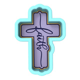 Faith Cross Cookie Cutter | Stamp | Stencil #1 Cookie Cutter Lady
