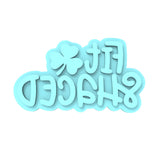 Fit Shaced Cookie Cutter | Stamp | Stencil #1 Cookie Cutter Lady MINI - 2 Inches (5cm) Stamp ONLY