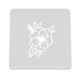 Flower Cookie Cutter | Stamp | Stencil #1 Animals & Dinosaurs Cookie Cutter Lady MINI - 2 Inches (5cm) Stencil ONLY