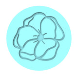 Flower Cookie Cutter | Stamp | Stencil #2 Animals & Dinosaurs Cookie Cutter Lady MINI - 2 Inches (5cm) Debosser ONLY