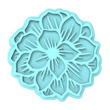 Flower Cookie Cutter | Stamp | Stencil #4 Animals & Dinosaurs Cookie Cutter Lady MINI - 2 Inches (5cm) Stamp ONLY