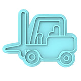 Forklift Cookie Cutter | Stamp | Stencil #1 transportation Cookie Cutter Lady MINI - 2 Inches (5cm) Stamp ONLY