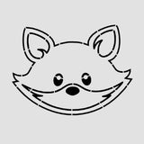 Fox Head Cookie Cutter | Stamp | Stencil #1