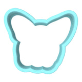 Frenchie Dog Breed Cookie Cutter | Stamp | Stencil #1 Animals & Dinosaurs Cookie Cutter Lady MINI - 2 Inches (5cm) Cookie Cutter ONLY (Outline)