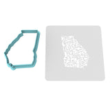 Georgia Guns Cookie Cutter | Stamp | Stencil #1 Boys/ Army / Outdoorsman Cookie Cutter Lady
