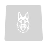 German Shepherd Cookie Cutter | Stamp | Stencil #1 Animals & Dinosaurs Cookie Cutter Lady MINI - 2 Inches (5cm) Stencil ONLY