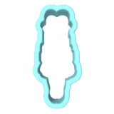 Gift Girl Cookie Cutter | Stamp | Stencil #1