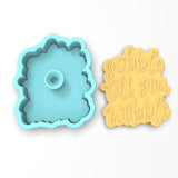 Gobble Til You Wobble Cookie Cutter | Stamp | Stencil #1 Halloween / Fall Cookie Cutter Lady