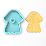 Graduation Gown Cookie Cutter | Stamp | Stencil #1