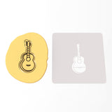 Guitar Cookie Cutter | Stamp | Stencil #1