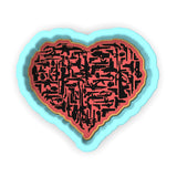 Gun Heart Cookie Cutter | Stamp | Stencil #1 Boys/ Army / Outdoorsman Cookie Cutter Lady